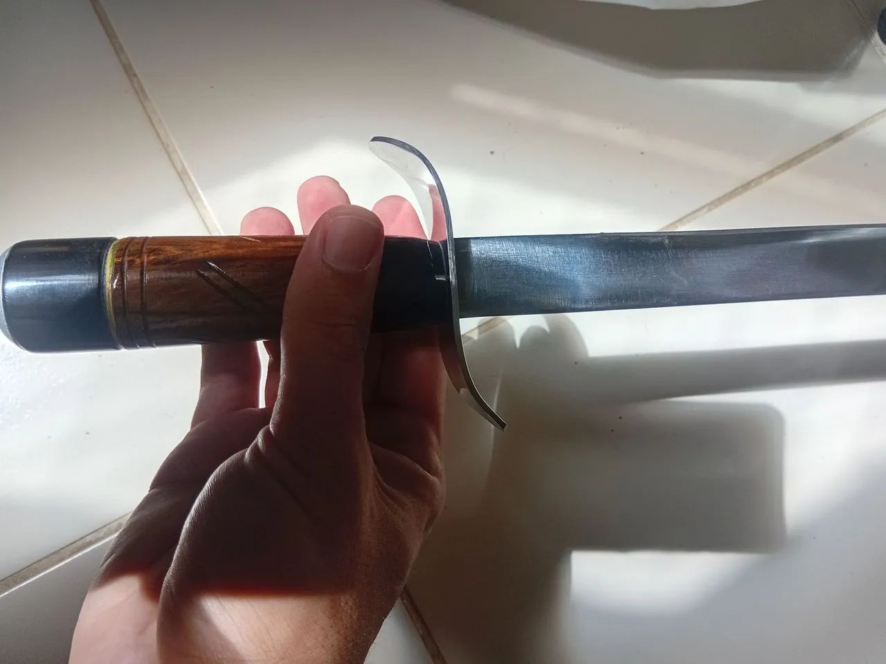 Faca gaúcha 45 cm de lâmina em aço carbono - Foto 3