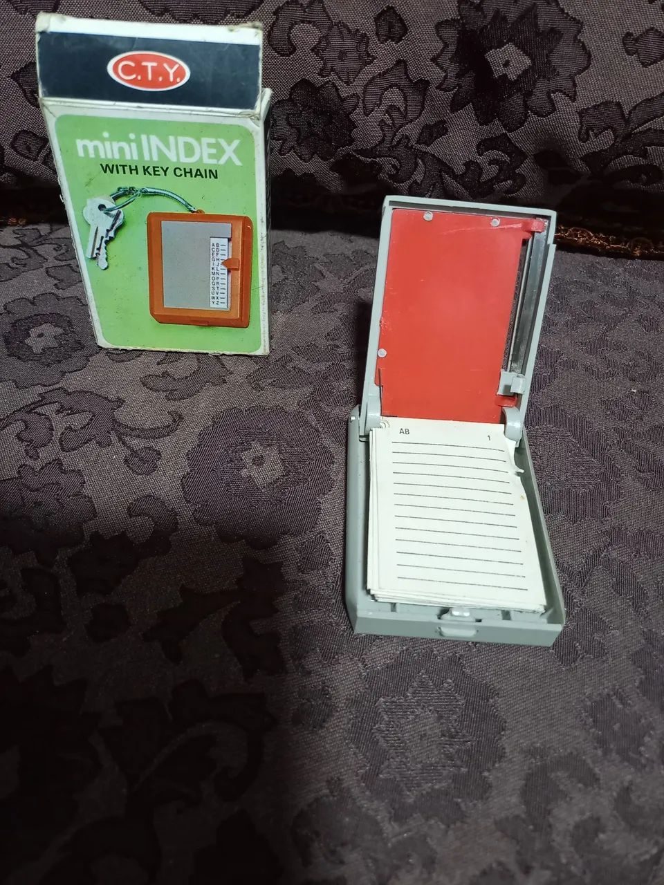 Mini agenda telefônica Index, ( Retro para colecionador) - Foto 3