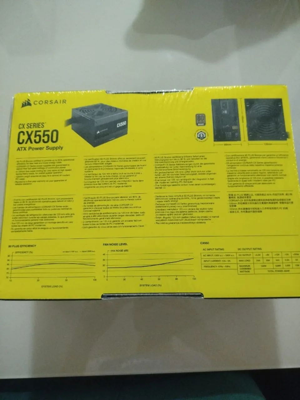 Fonte Corsair CX550 550W 80 Plus Bronze - Foto 3