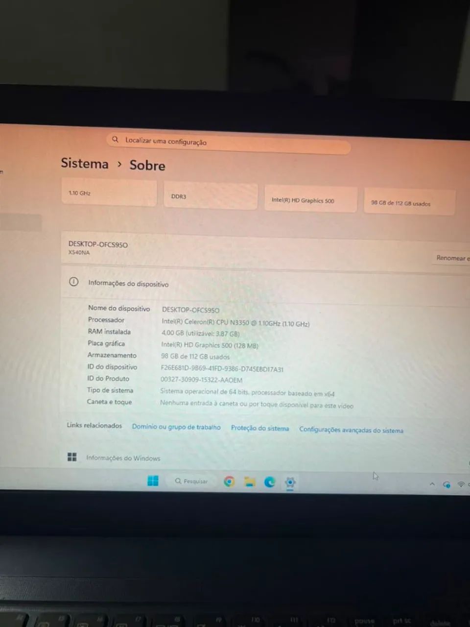 Notebook para estudos com SSD  - Foto 3