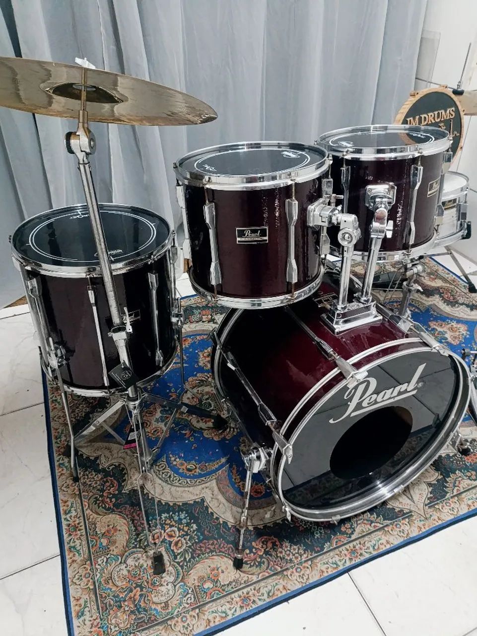 Bateria Pearl Export anos 90 