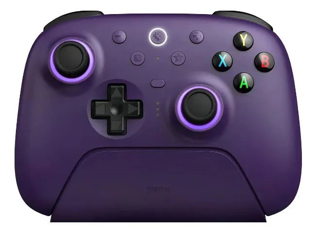 Joystick 8BitDo Ultimate 2 DOCK Hall Effect - Roxo (Novos + Garantia)