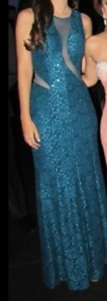 Vestido de festa verde - P - Foto 4