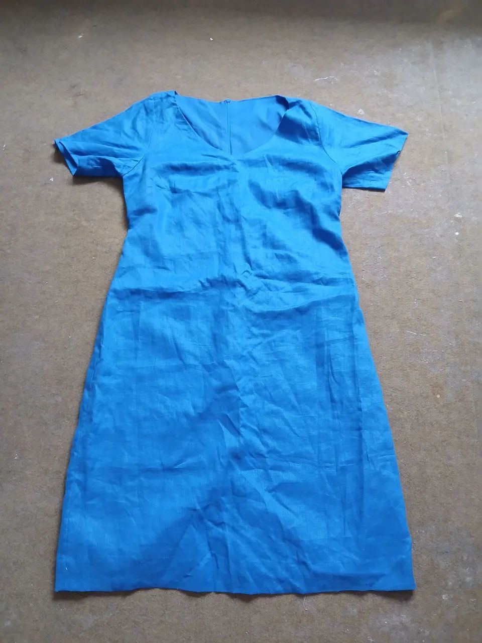 VESTIDO AZUL TURQUESA 