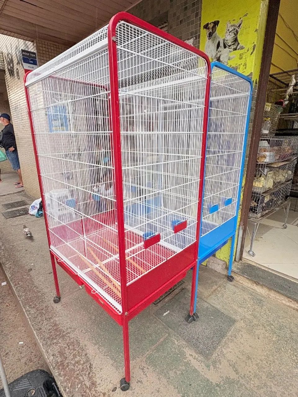 Viveiro tubular bandeja dupla 