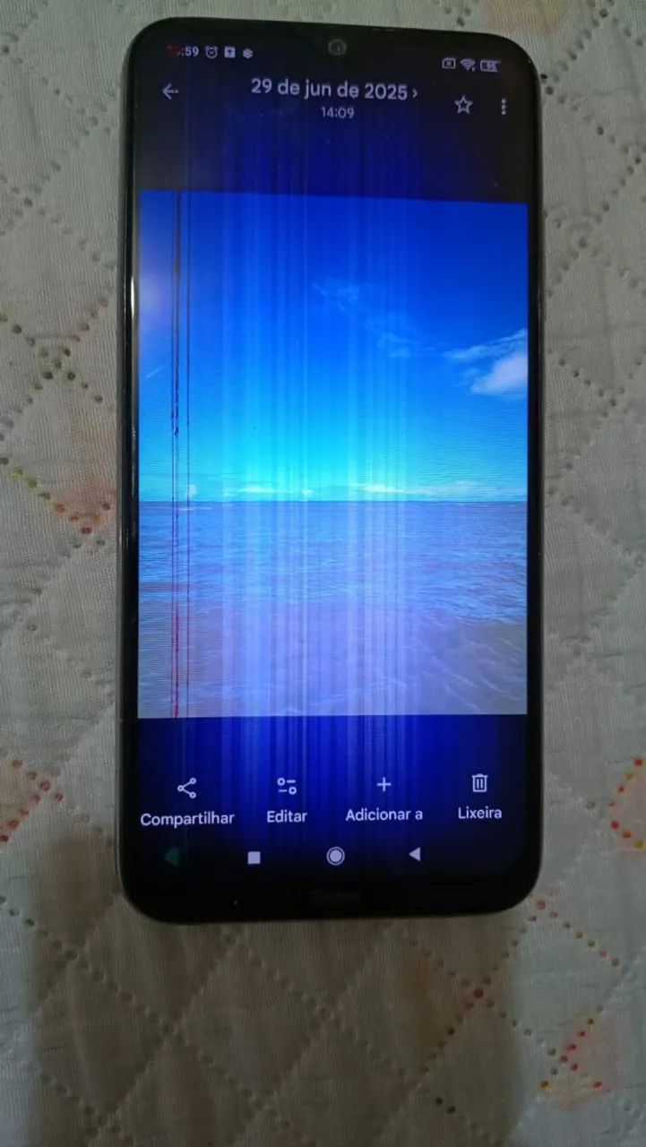 Celular funcionando normalmente 