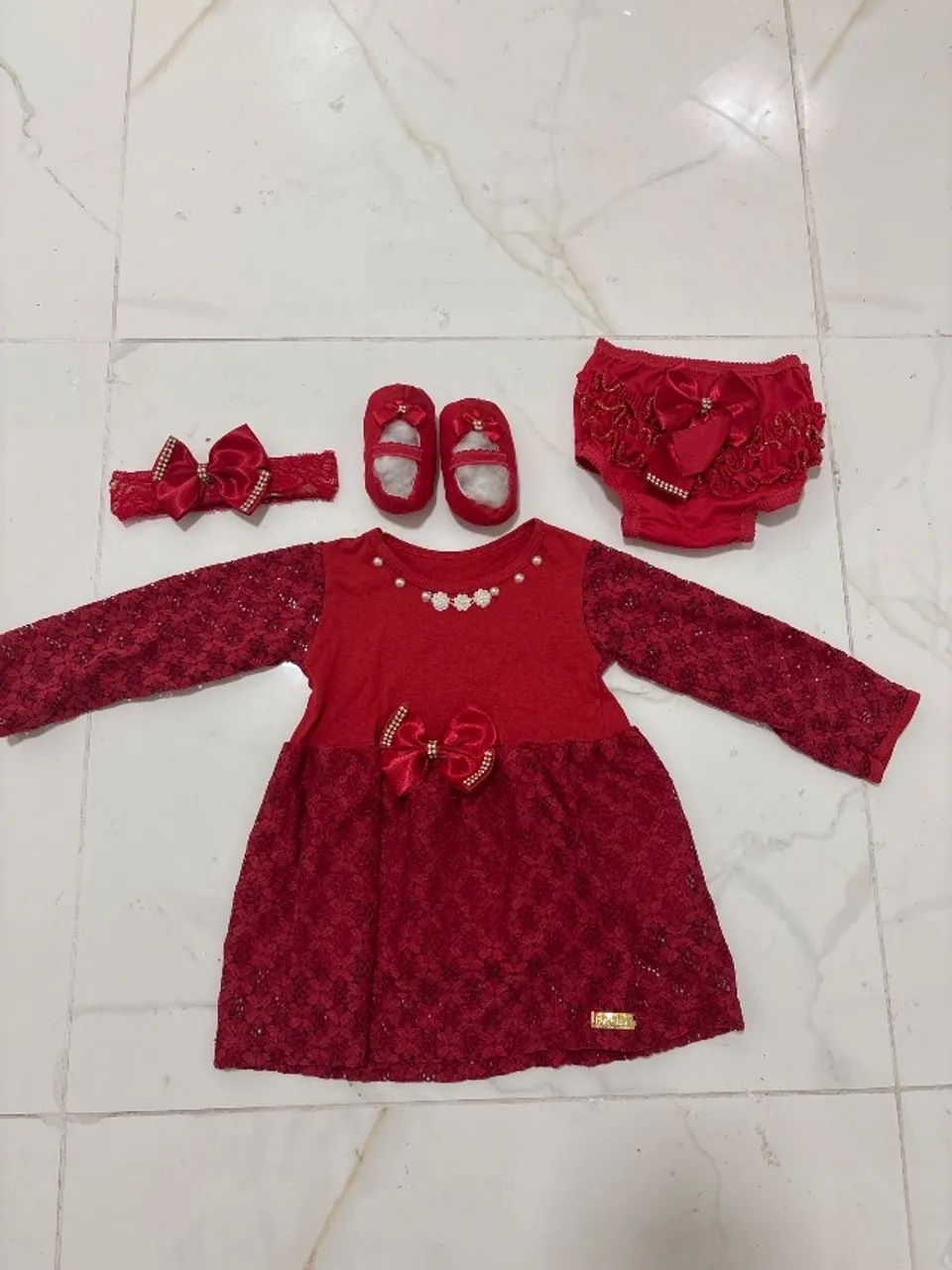 Conjunto para bebê de até 3 meses