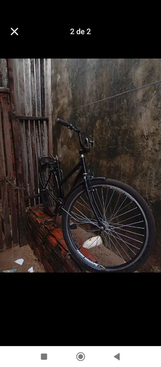 Vendo bicicleta preta pra vender logo 