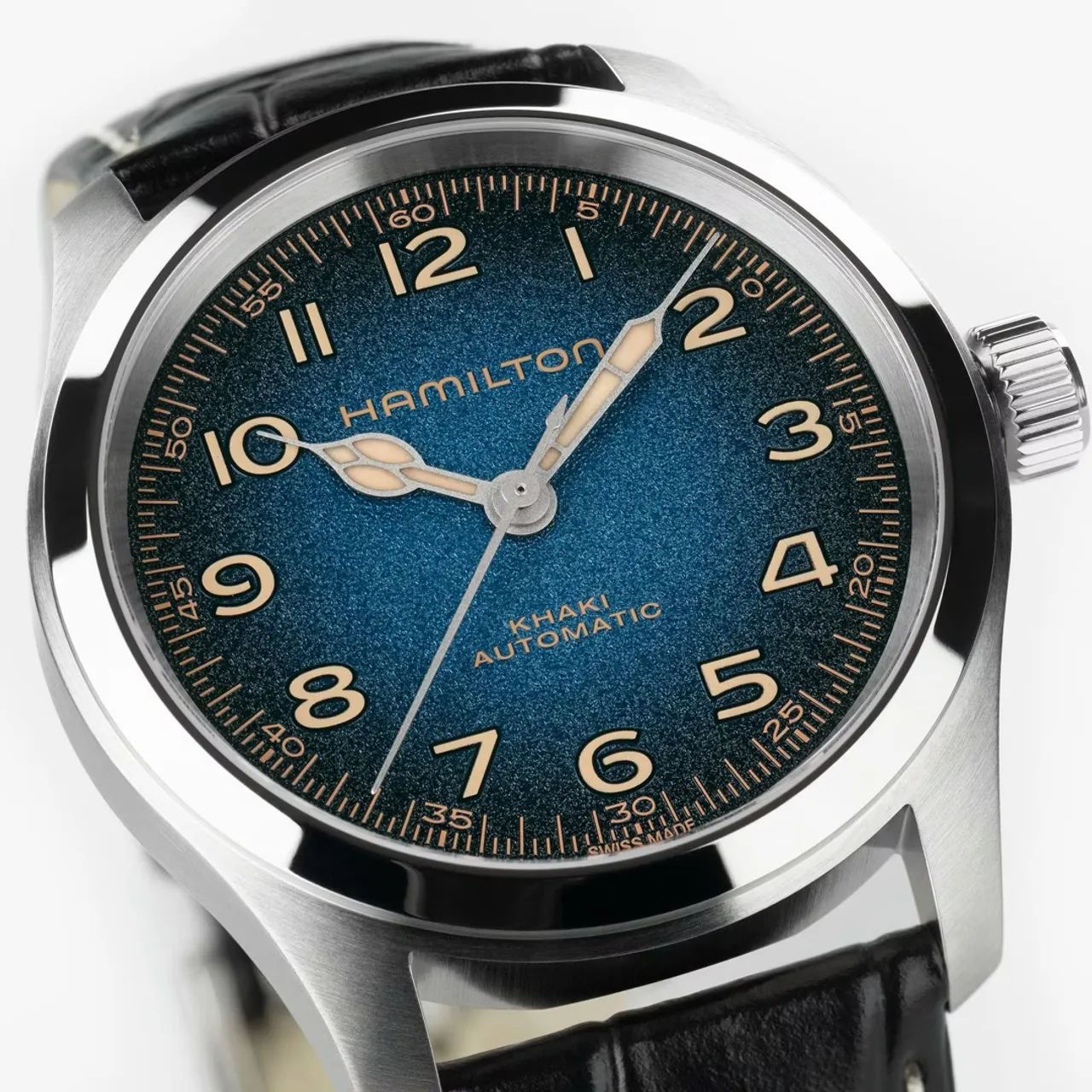 Hamilton Khaki Field Murph Automático Azul H * 38 mm - Foto 4