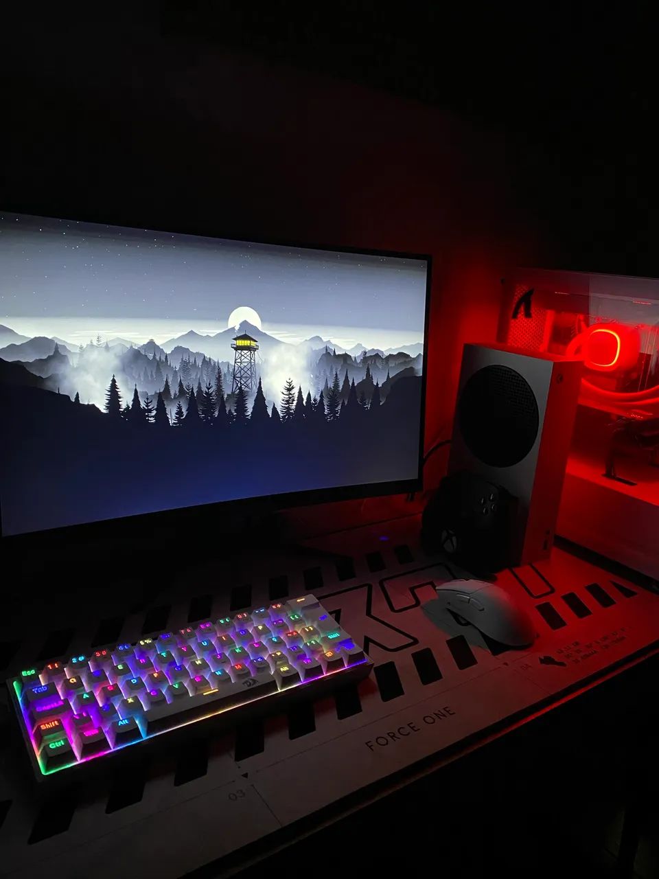 Setup gamer completo + console!