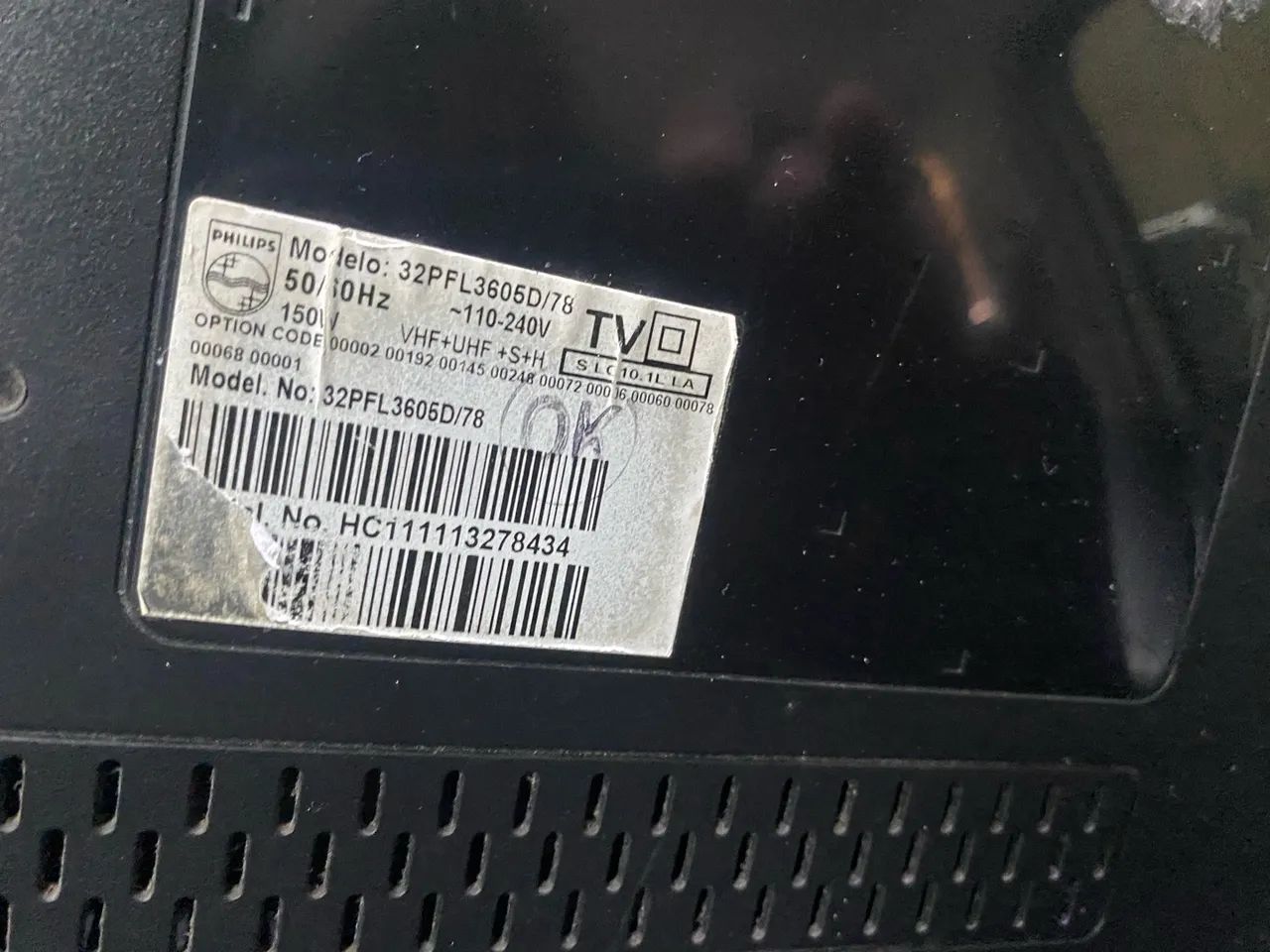 Tv Phillips com defeito 