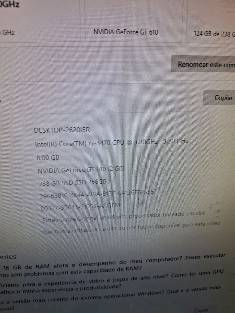 Pc gamer i5 3470 - Foto 3