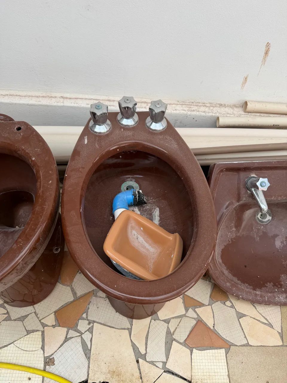 Jogo de vaso sanitário banheiro completo 