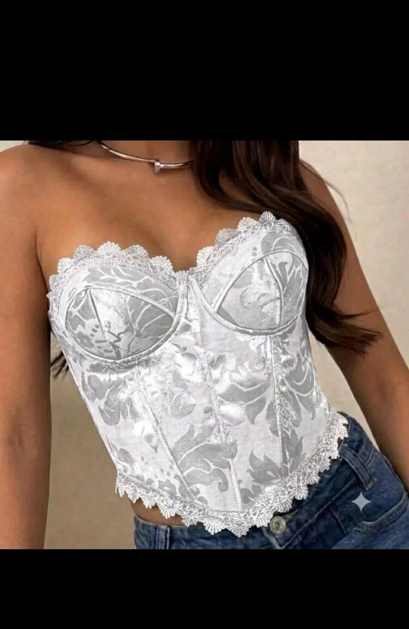 Corset com bojo novo