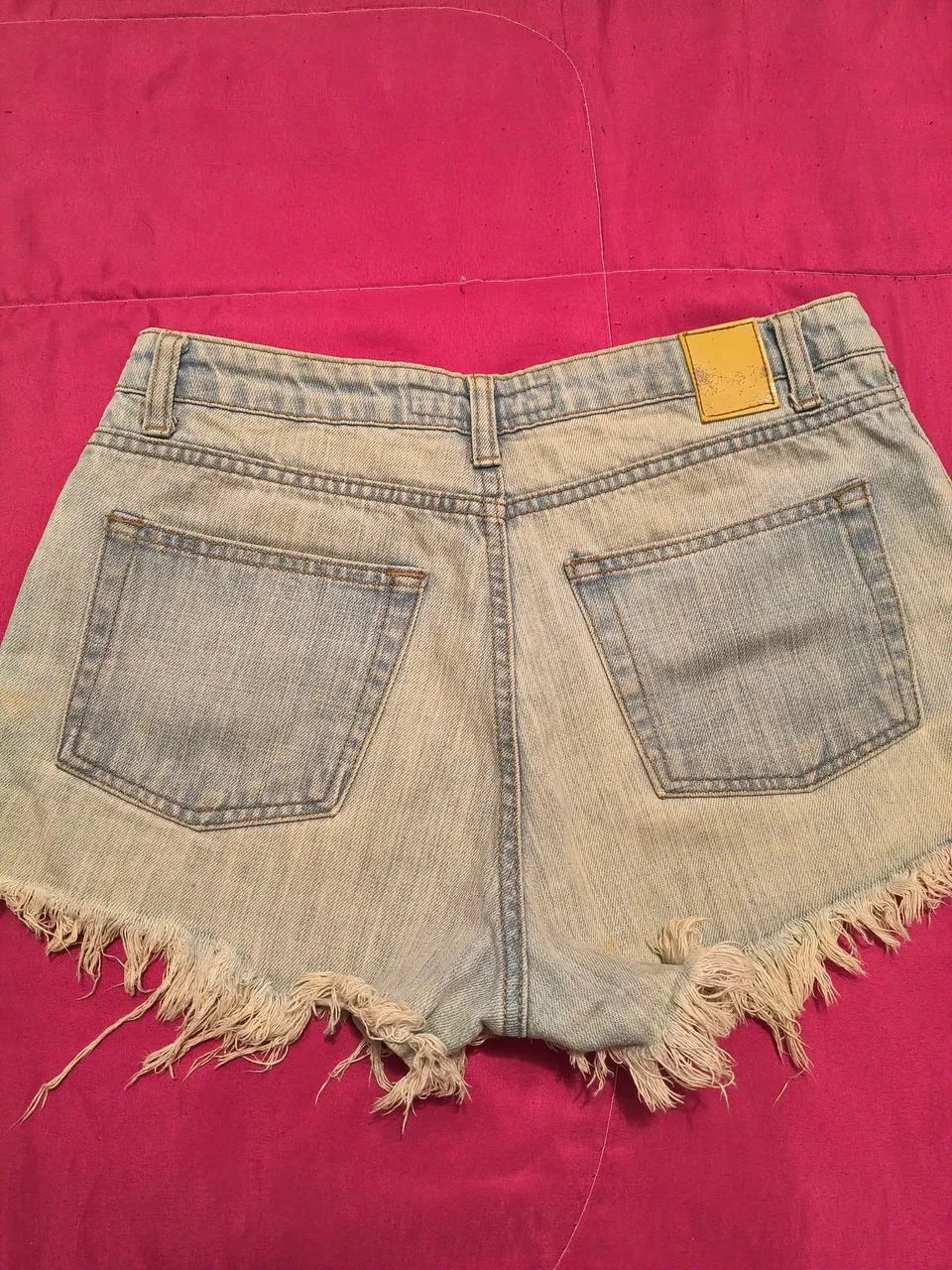 Short Jeans com Franjas Opção Tam 38 - Foto 2