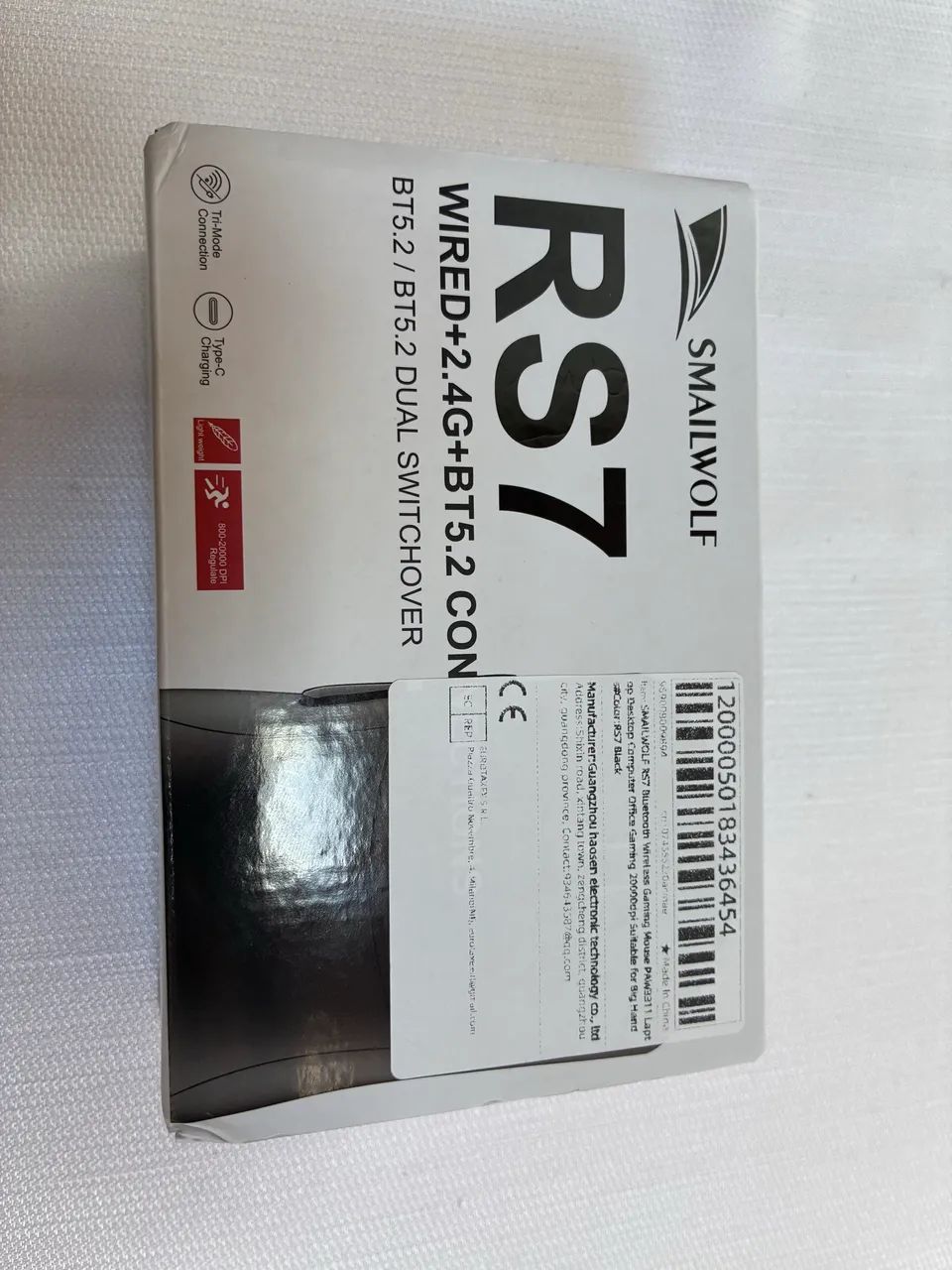 NOVO - Mouse SmailWolf 20000 DPI PAW3311 - Foto 3