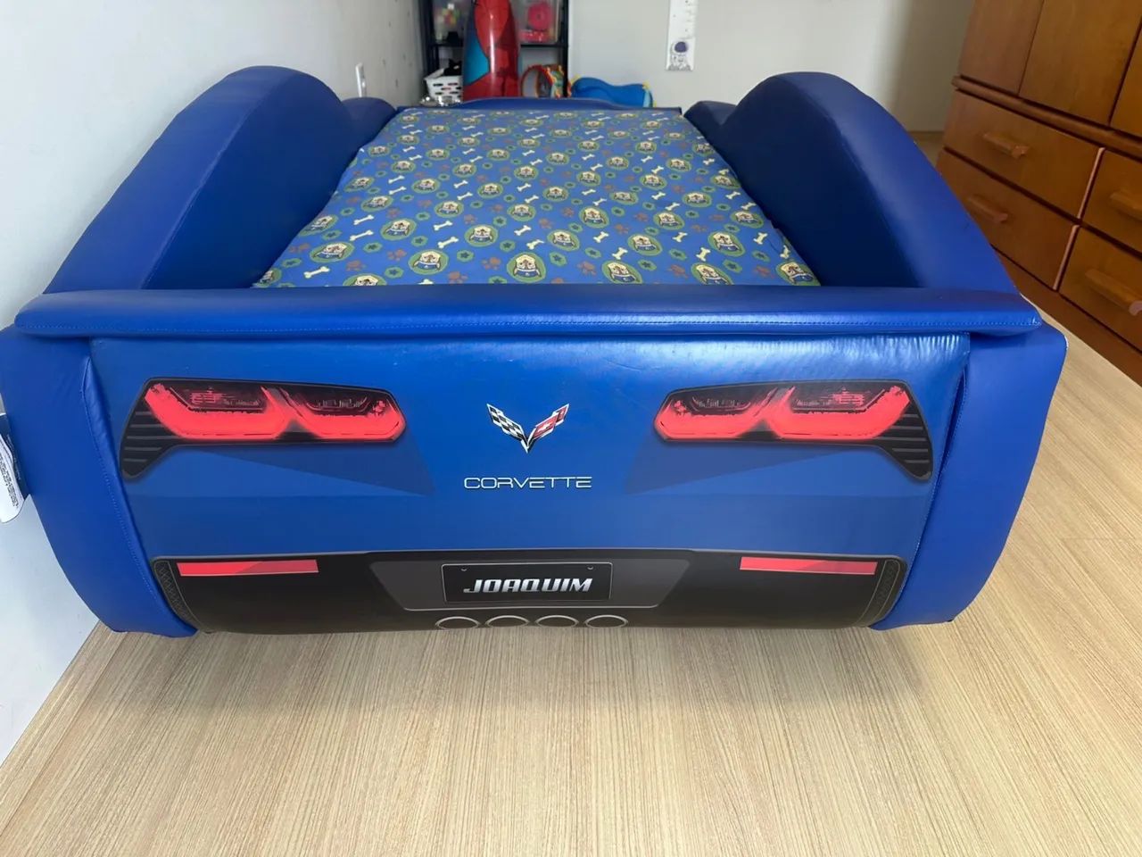 Cama carro Corvette Azul  - Foto 2