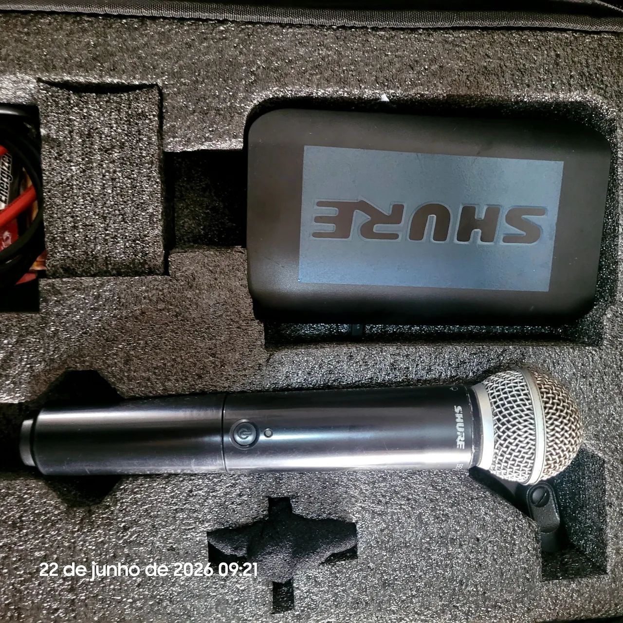 Microfone   Shure  beta  58 A   sem  fio - Foto 4