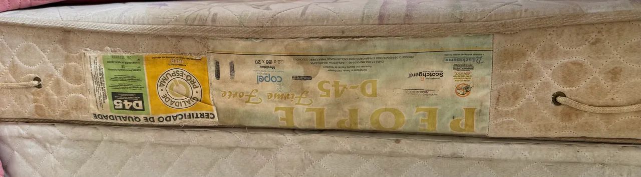 Cama Box Casal + Colchão Usado No Estado - Foto 4