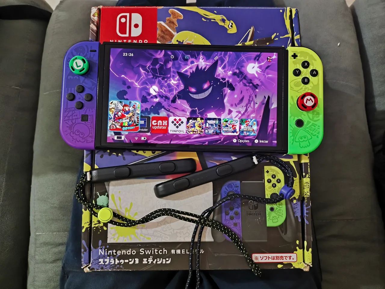 nintendo switch oled splatoon 3 Desbloqueado 256 GB