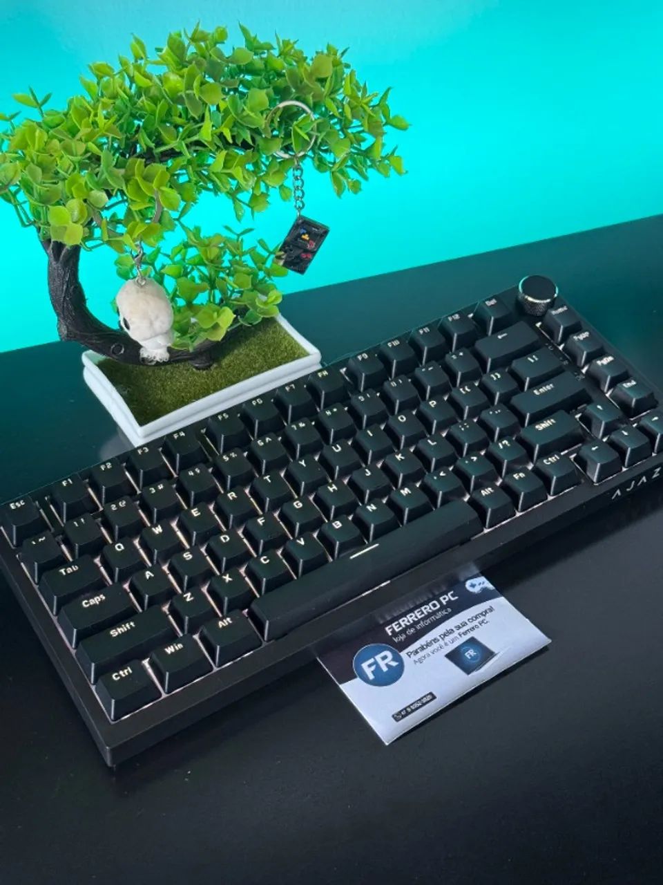 AJAZZ AK820 Teclado Mecânico Gamer Black - Periféricos e