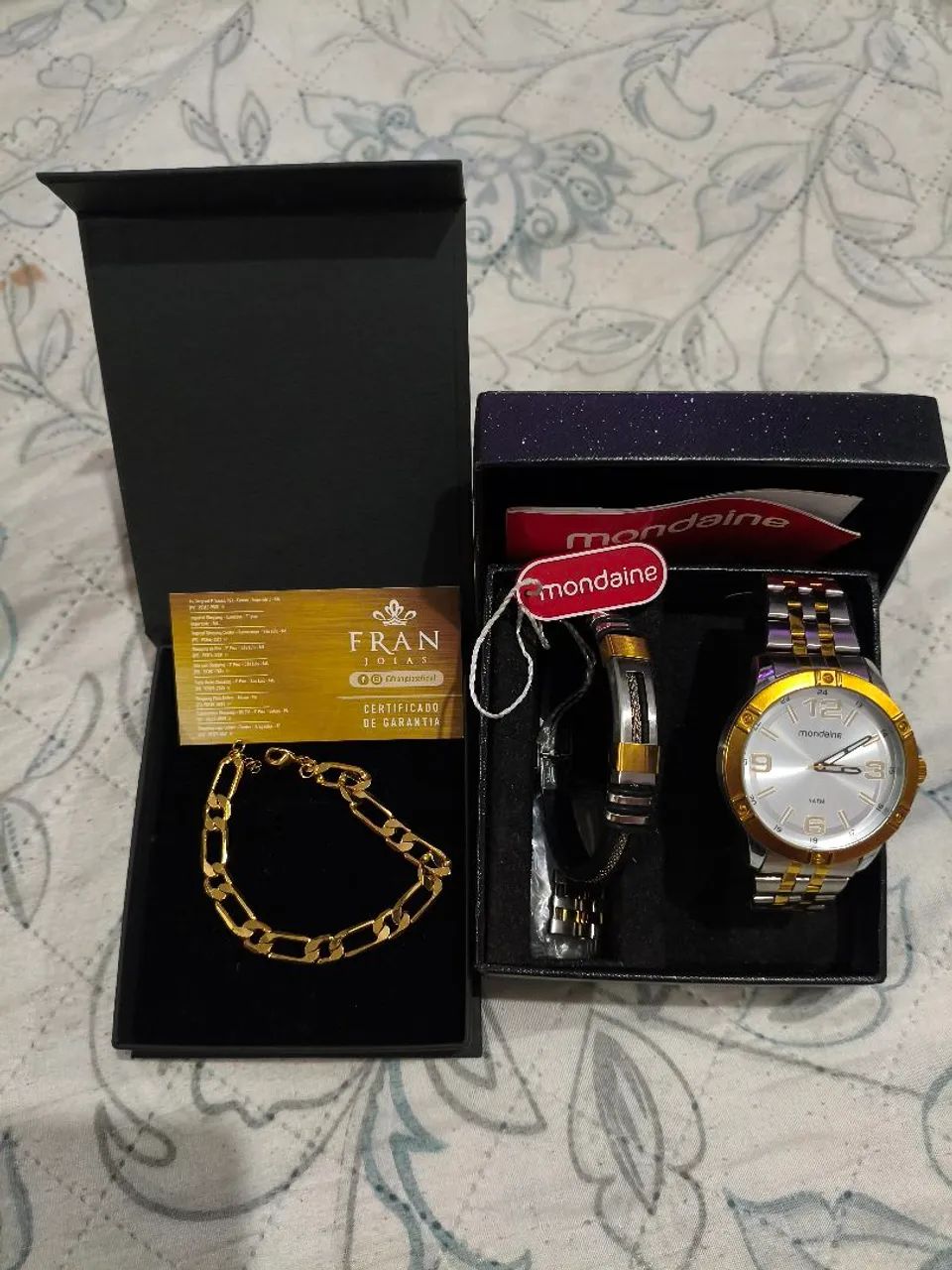 Relógio e pulseira 