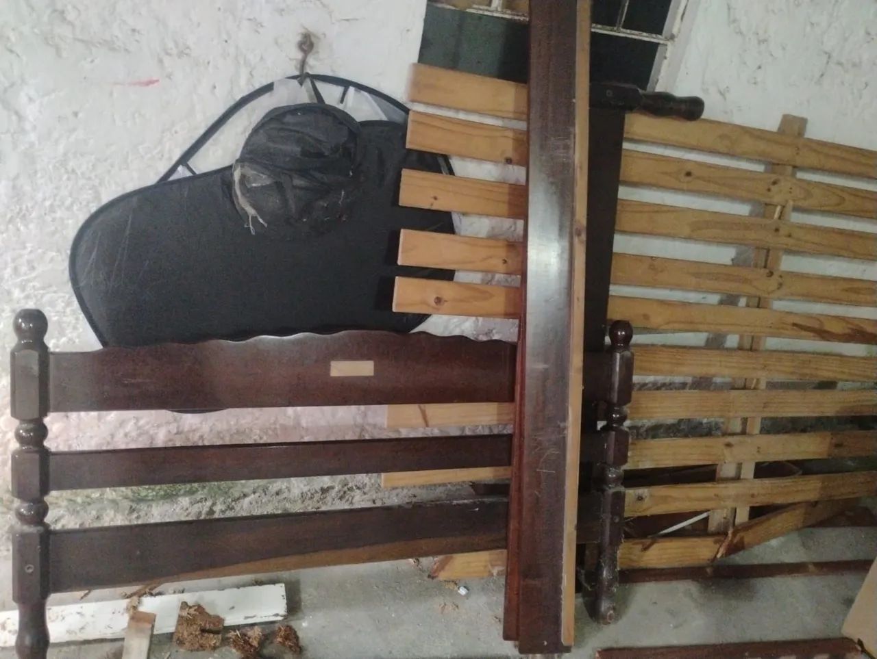 Cama casal madeira