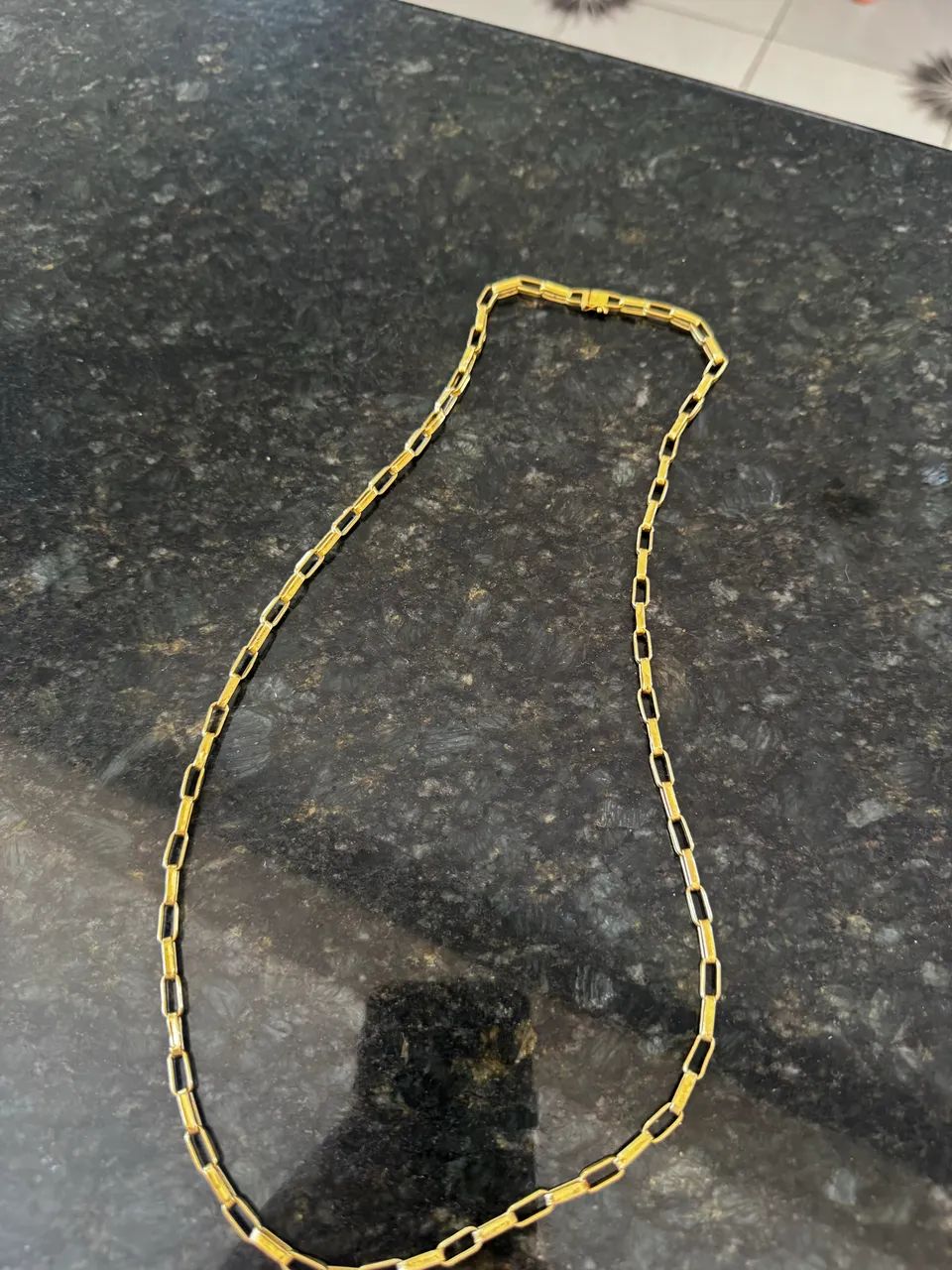Cordão de ouro cadeado Marataízes  - Foto 3