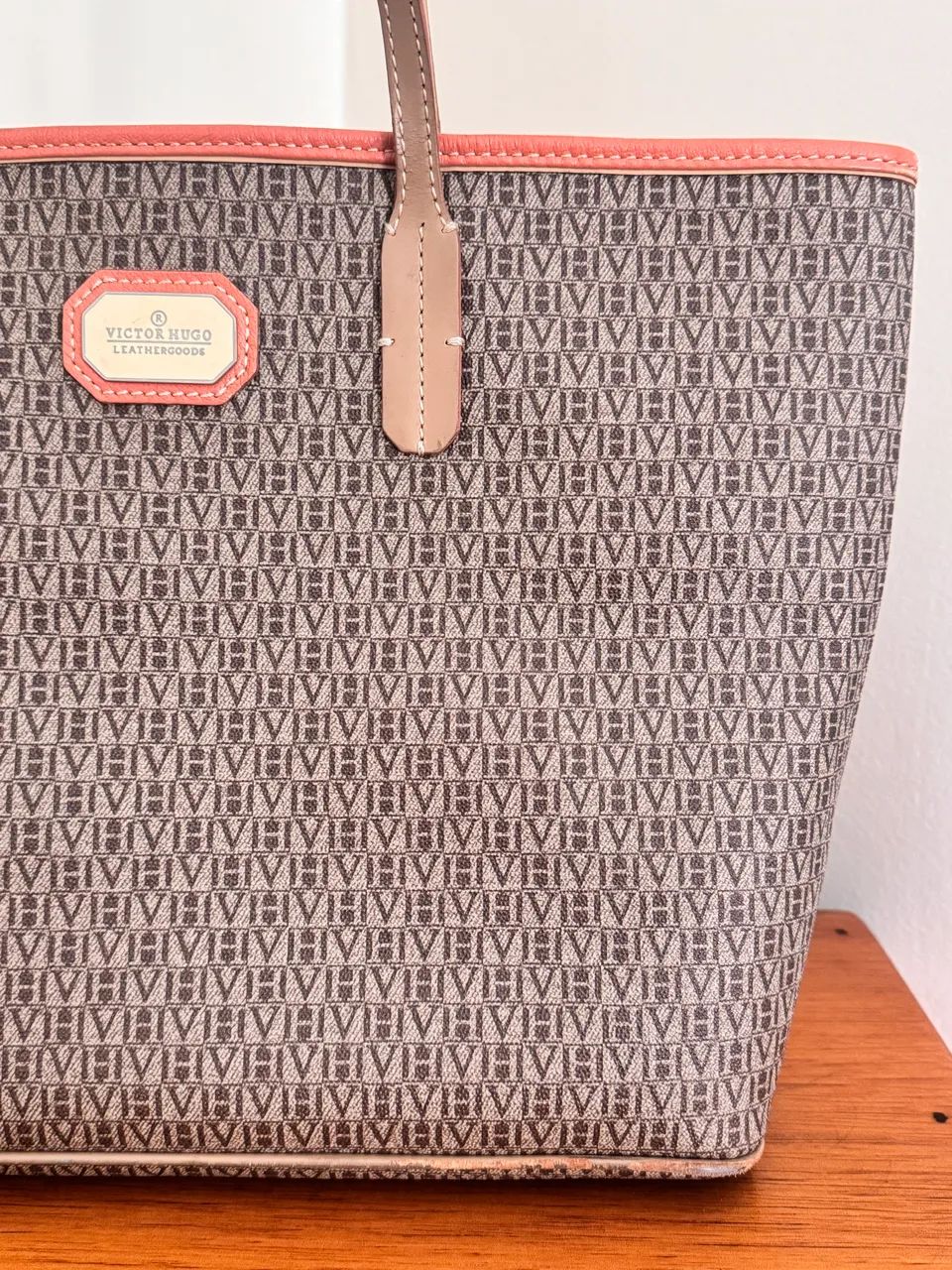 Bolsa VICTOR HUGO ORIGINAL em couro legítimo - Foto 5