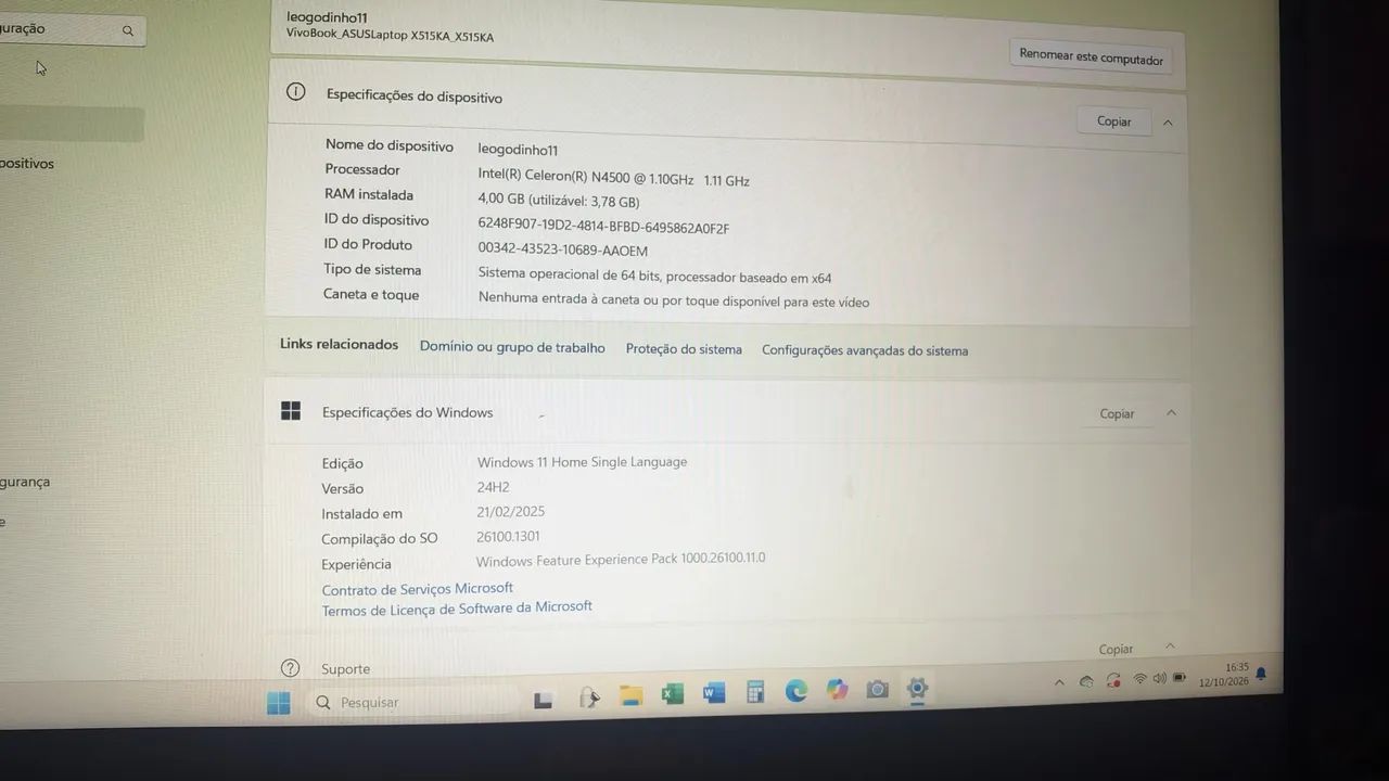 Notebook ASUS em estado de novo  - Foto 5