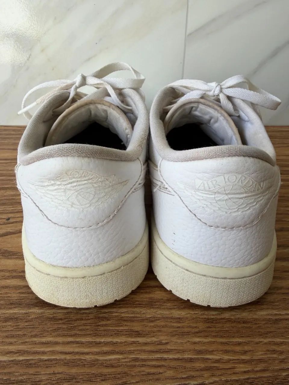 Nike Air Jordan 1 Low Golf Branco Usado  - Foto 3