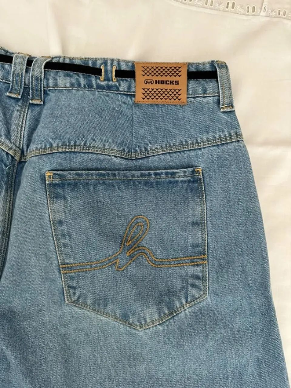 Calça Hocks azul jeans G - Foto 2