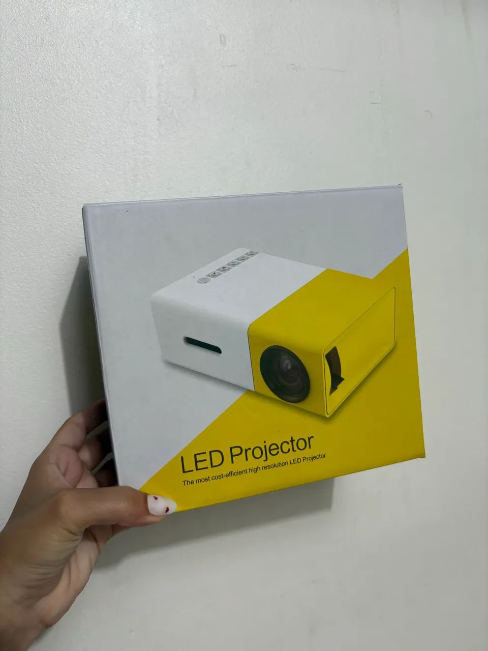 Mini projetor Led para usar com notebook - Novo sem uso