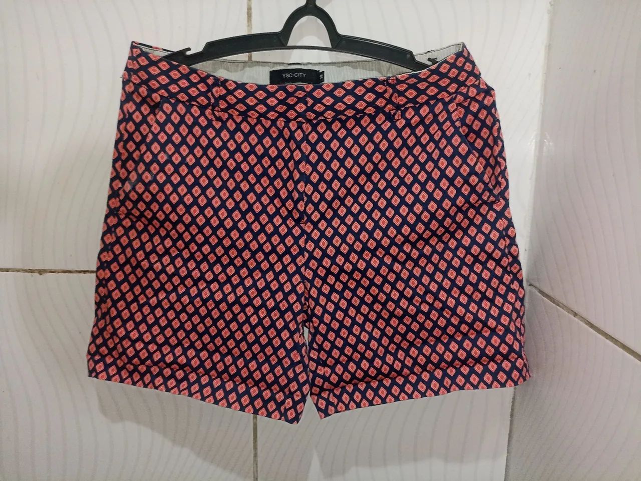 Short Estampas Geométricas Feminino N;38 - Foto 5