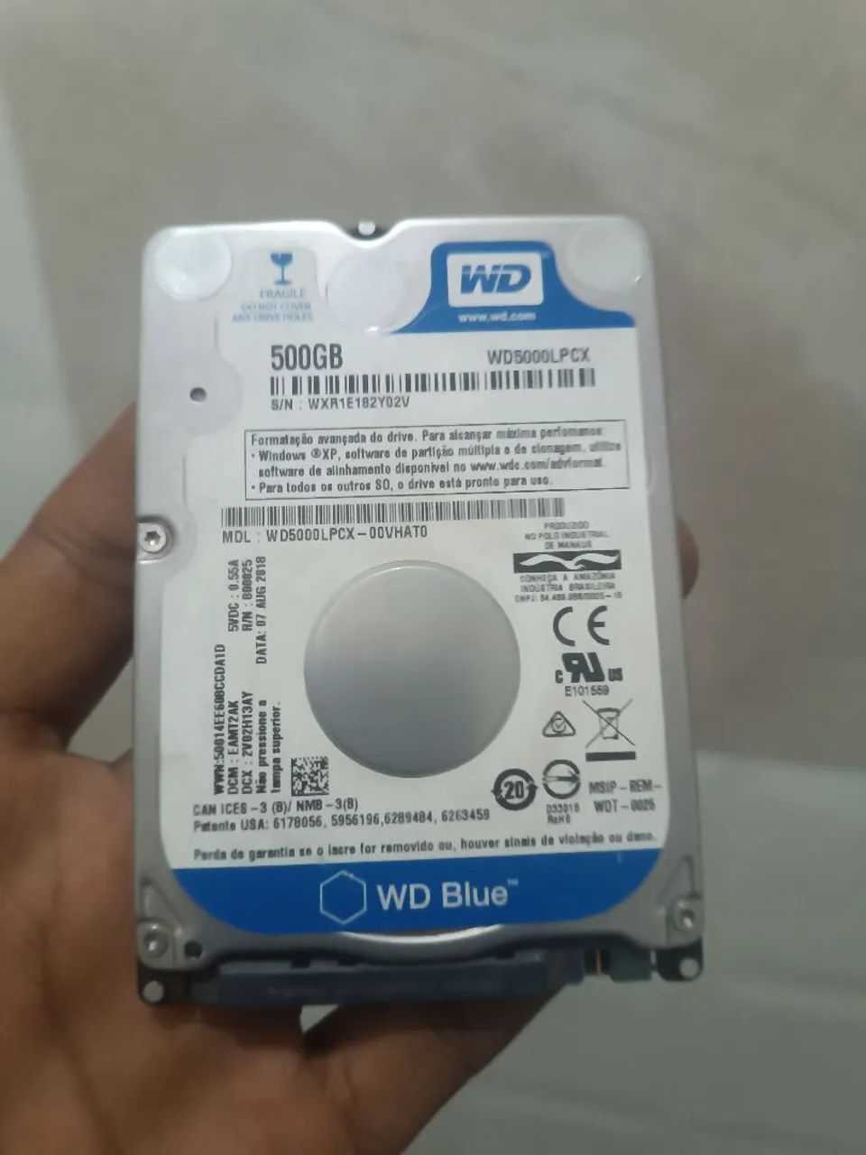 HD 500GB Wd Blue