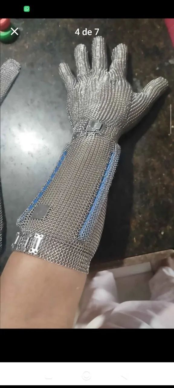 Luvas de dessoça cano longo tamanho M e G  - Foto 3
