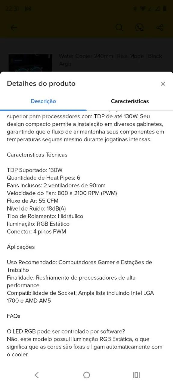 Air cooler + 10 fans RGB  - Foto 5