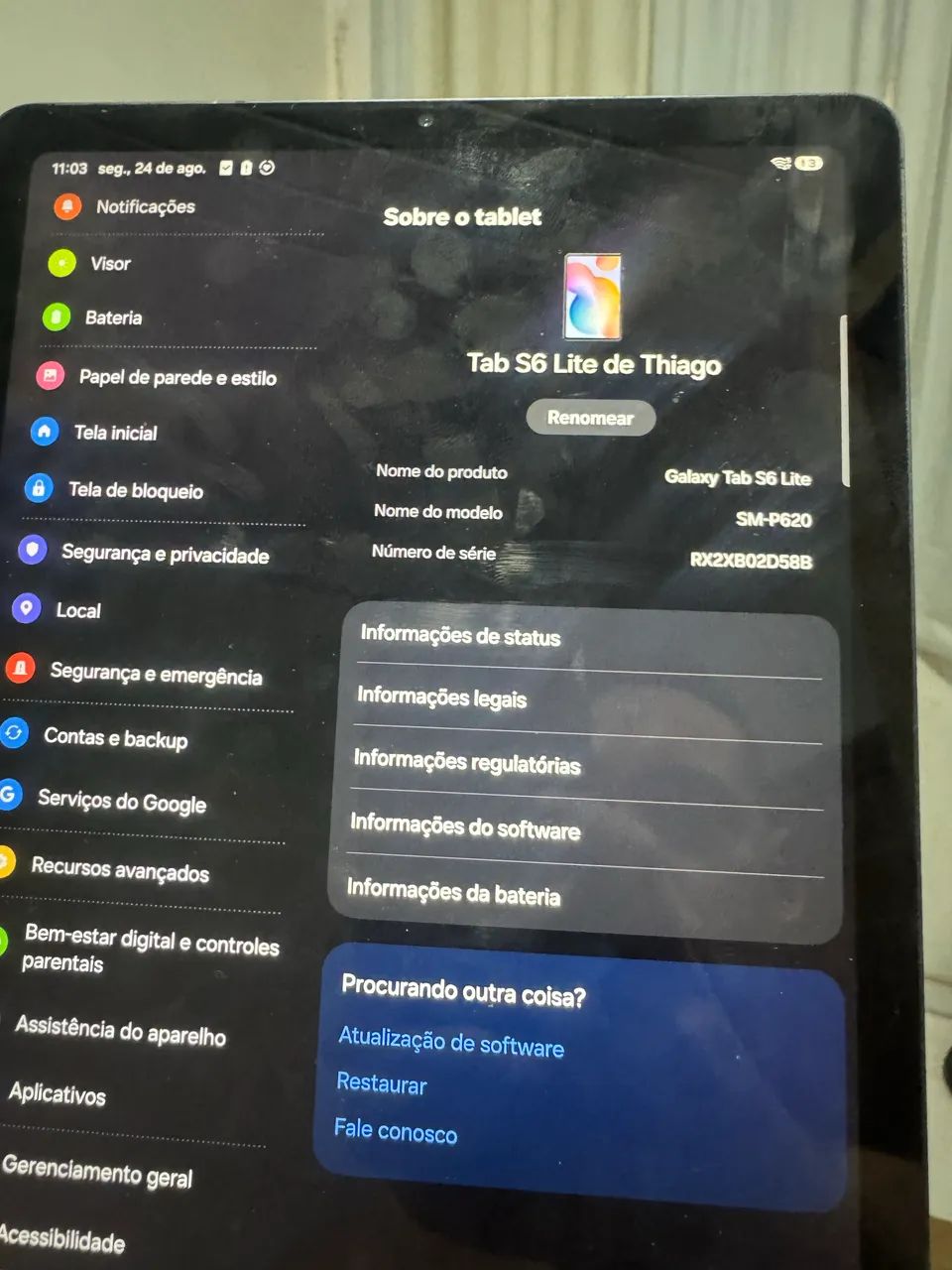 TABLET SAMSUNG GALAXY TAB S6 64GB - Foto 3