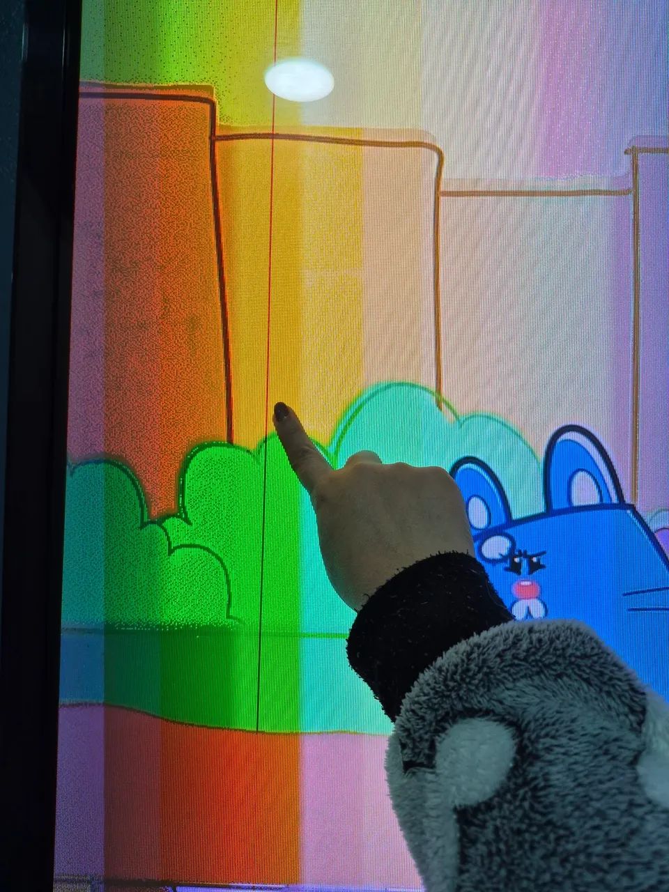 TV LG DE PLASMA 50, COM CONTROLE ( Funcionando,  com detalhe na tela) - Foto 2