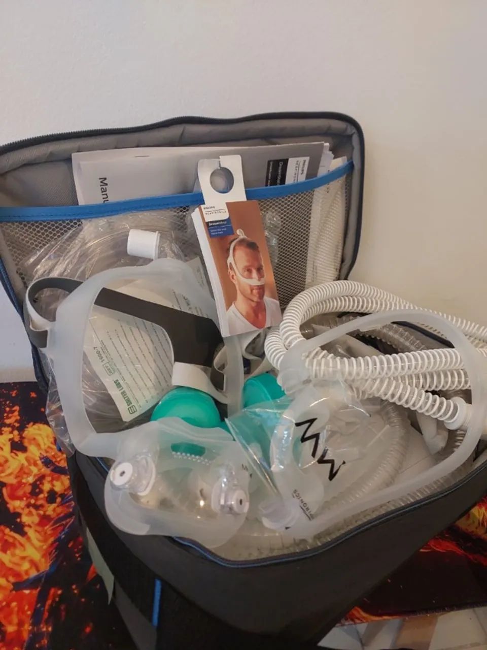 Kit Cpap Auto Dreamstation Completo + máscara Nasal Dreamwear - Foto 6