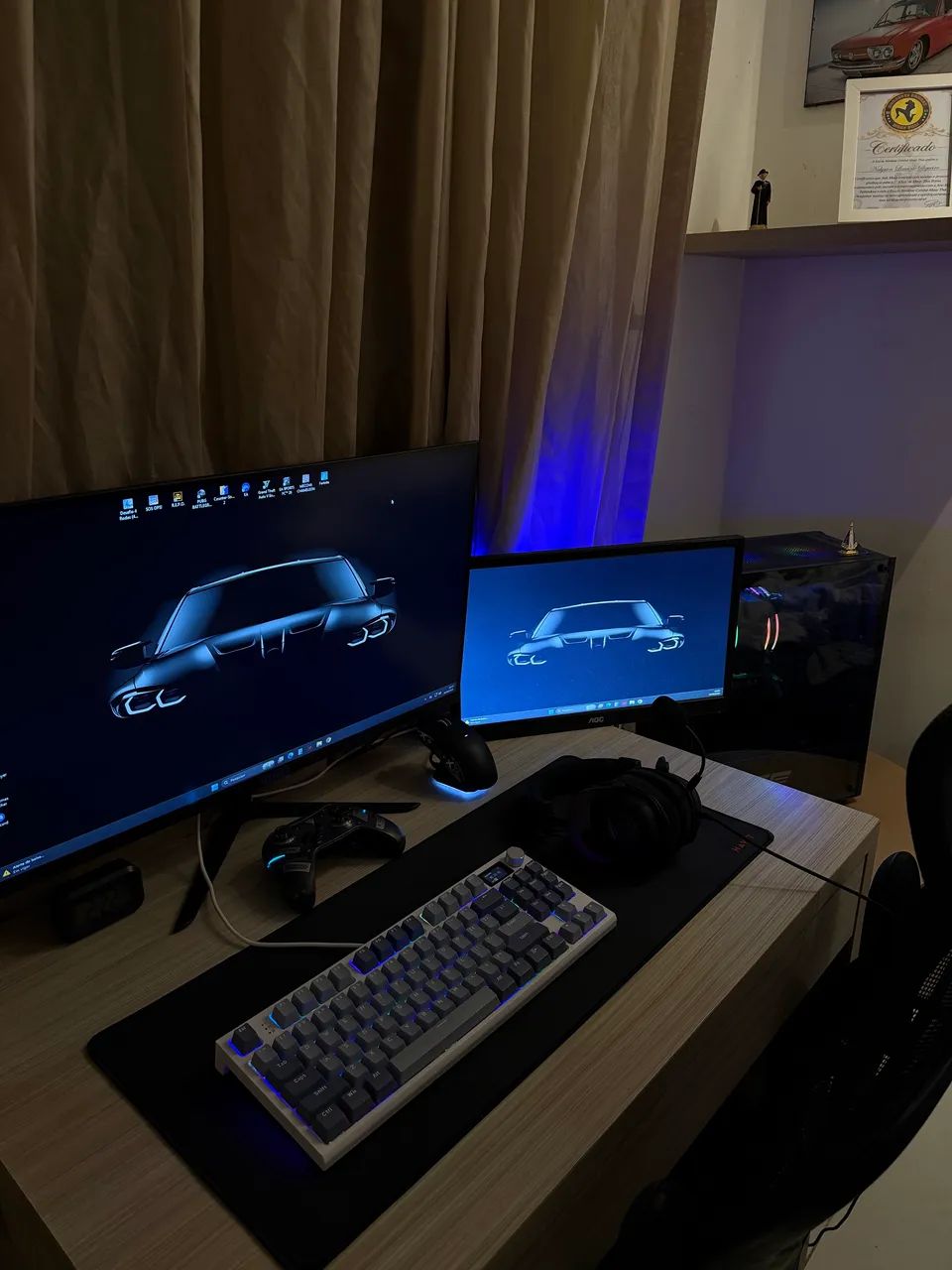 PC GAMER COMPLETO + SETUP COMPLETO À VENDA!