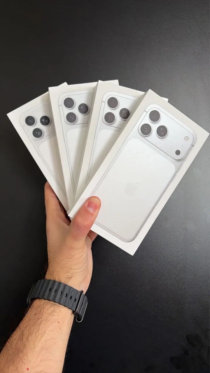 Iphone 17 Pro Max Silver Lacrado - Foto 4