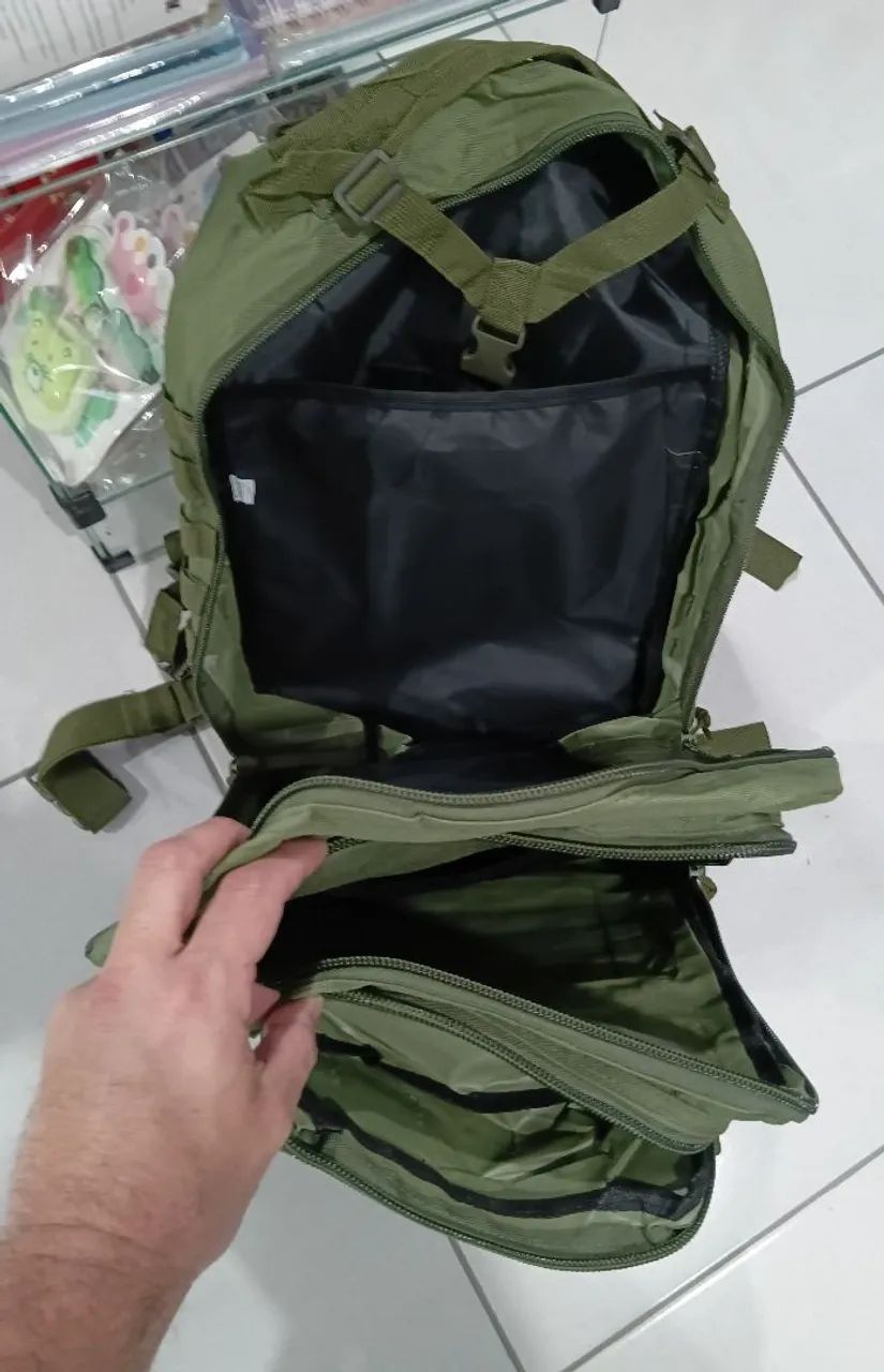 Mochila TÁTICA MILITAR 50litros. Nova. - Foto 4