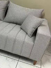 Sofá 2,0m em Linho - (Oferta)!! - Foto 4