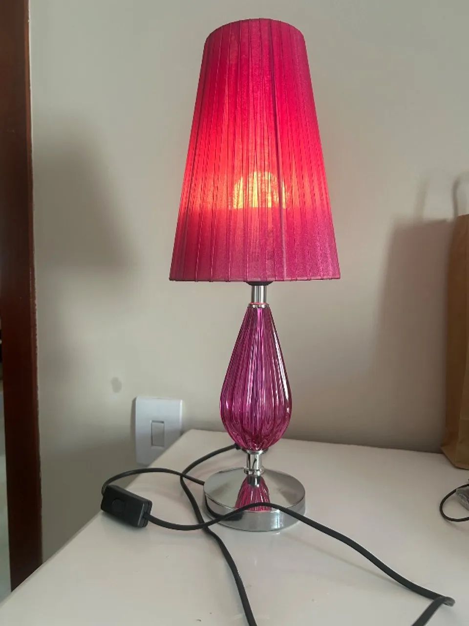 Abajur rosa - Foto 2