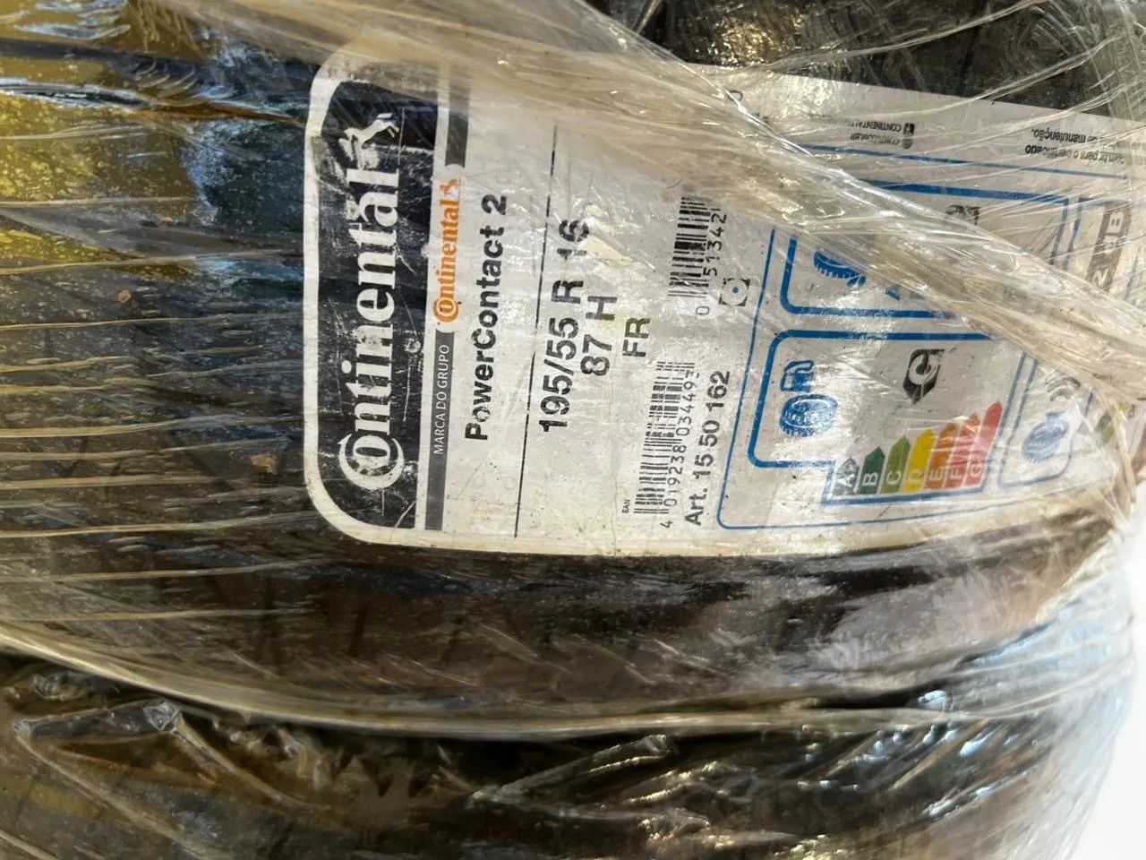 Pneu Continental 195/55 novo - Foto 3