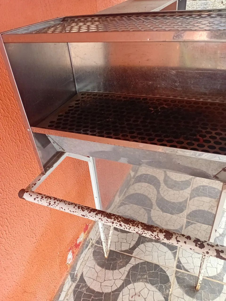 Carrinho de cachorro quente e churrasco 2em1 - Foto 2