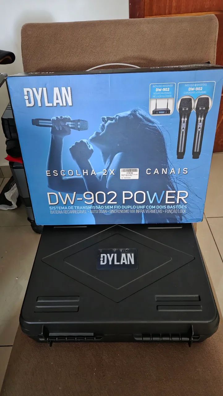 Microfone sem fio profissional Dylan Daw902 