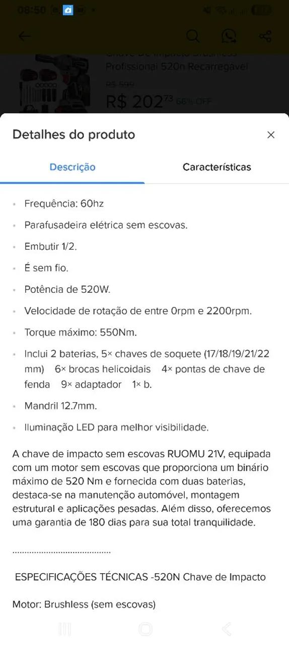Parafusadeira eletronica  - Foto 3
