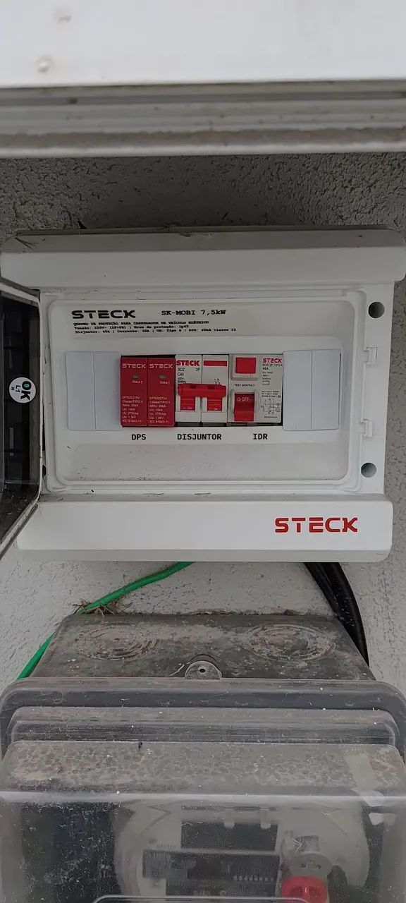 Kit Wallbox carregador + Quadro Steck - Foto 2